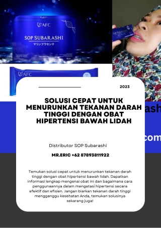 Solusi Cepat untuk Menurunkan Tekanan Darah Tinggi dengan Obat Hipertensi Bawah Lidah