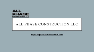 All phase construction | Allphaseconstructionllc.com