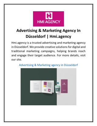 Advertising & Marketing Agency In Düsseldorf | Hmi.agency