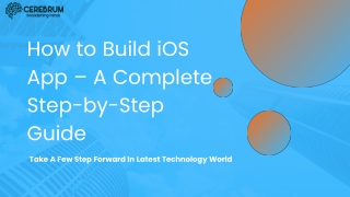 How to Build iOS App – A Complete Step-by-Step Guide