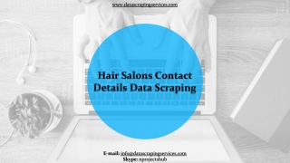 Hair Salons Contact Details Data Scraping