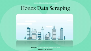 Houzz Data Scraping