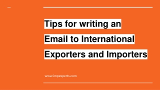 Tips for writing an email
