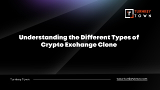 Understanding the Different Types of Crypto Exchange Clone (1)