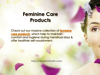 Feminine Care Products