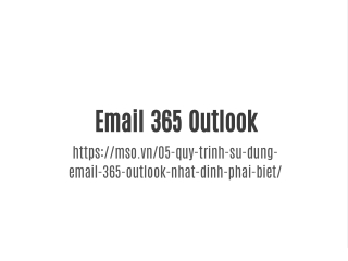Email 365 Outlook
