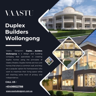 Duplex Builders Wollongong - Vaastu Designers