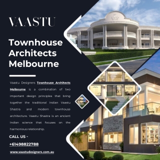 Townhouse Architects Melbourne - Vaastu Designers