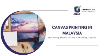 Canvas Printing in Malaysia: Preserving Memories and Enhancing Spaces