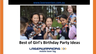 Best of Girl's Birthday Party Ideas