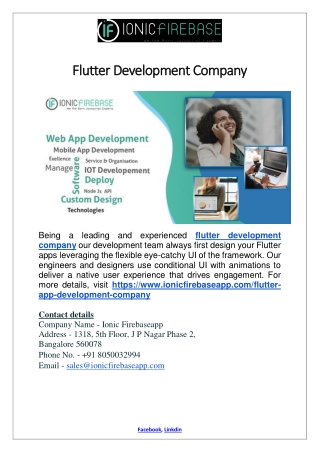 Flutter Development Company
