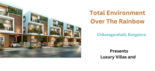 Total Environment Over The Rainbow Chikasagarahalli  Bangalore E-Brochure