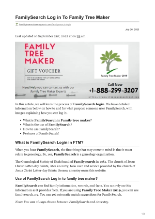 familytreemakersupport.com-FamilySearch Log in To Family Tree Maker