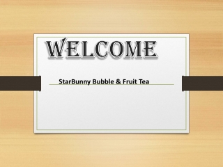 StarBunny Bubble & Fruit Tea