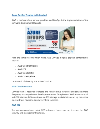 Azure DevOps Training in Hyderabad