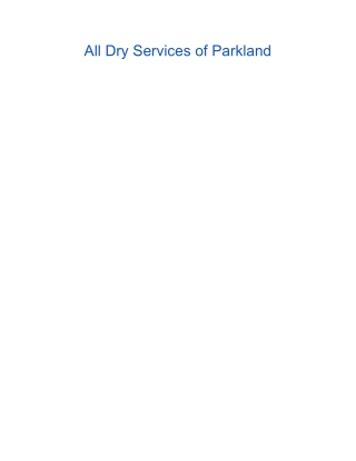 All Dry Services of Parkland (1)