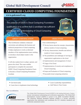 Transform your skills with cloud foundation certification