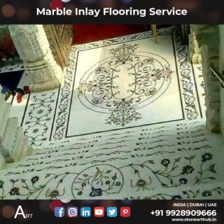 Marble Inlay Flooring - Stone Art Hub