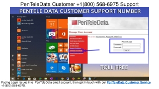 1(800) 568-6975 PenTeleData Customer Support