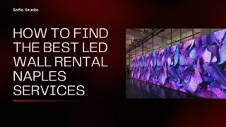 Led Wall Rental Naples