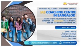 Best IAS Coaching Institute In Bangalore