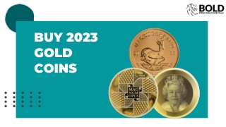 Buy 2023 Gold Coins