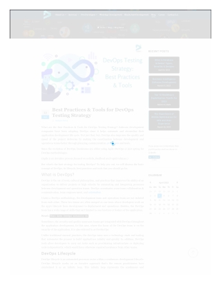 Best Practices & Tools for DevOps Testing Strategy