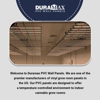 Build Well-Efficient and Functional Grow Room with PVC Wall Panels