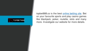 Online Betting Site topbet888.co