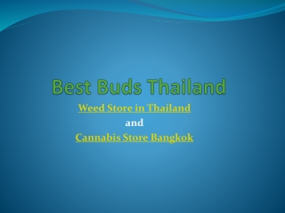 Beds Buds - Weed Store in Thailand