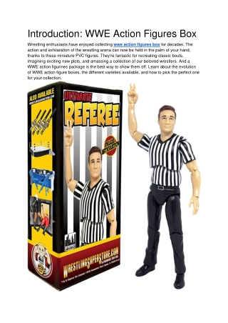Introduction:WWE Action Figures Box