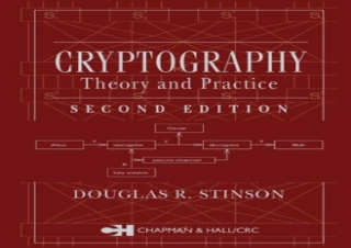(PDF BOOK) Cryptography : Theory and Practice full