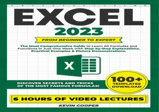 PDF Excel: The Most Comprehensive Guide to Learn All Formulas and Functions in J