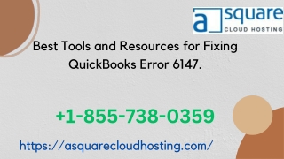 Best Tools and Resources for Fixing QuickBooks Error 6147.