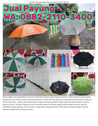 O882_2IIO_ЗㄐOO (WA) Jual Payung Bening Jogja Sablon Payung Jogja