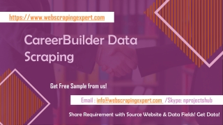 CareerBuilder Data Scraping