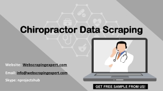 Chiropractor Data Scraping