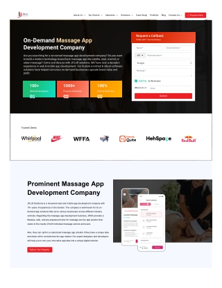 massage app development company