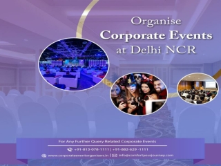 Corporate Event Planners in India