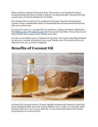 Learn 10 Benefits and Properties of Coconut Oil