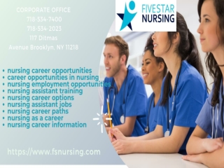 Nursing as a career in New York | nursing assistant jobs in New York | Fsnursing