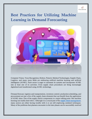 Best Practices for Utilizing Machine Learning in Demand Forecasting