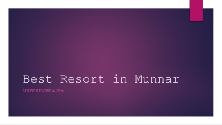 Best Resort in Munnar