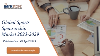 Global Sports Sponsorship Market 2023-2029