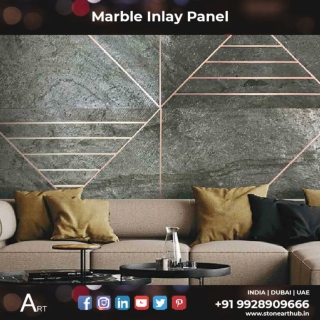 Marble Inlay Panel