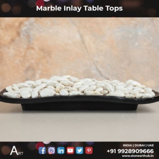 Marble Inlay Table Tops