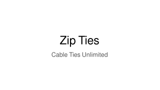 Zip Ties