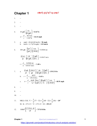 Solutions Manual for Introductory Circuit Analysis by Boylestad [ 13th   13th Gl