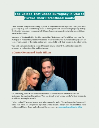 Top Celebs That Chose Surrogacy in USA to Pursue Their Parenthood Goals!