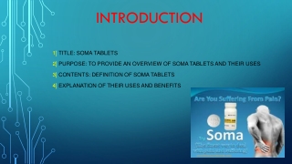 Buy Soma Tablet Online At Low Price | OnlineGenericMedicine